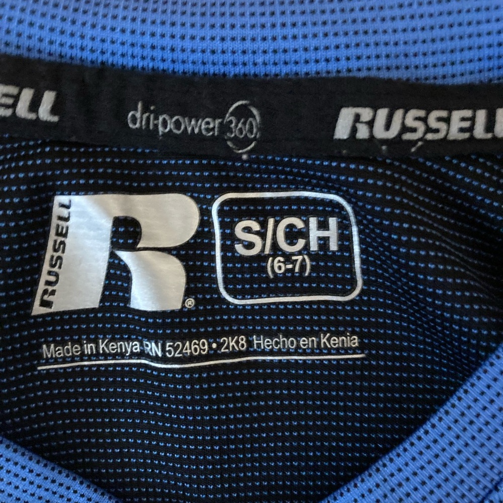 Boys blue Russel shirt
